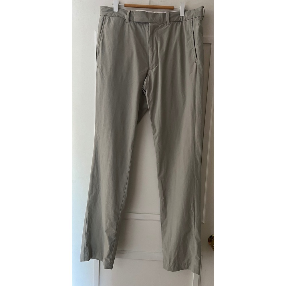 RLX Ralph Lauren Mens Tailored Fit Golf Pants Gray Performance Trousers 34x34